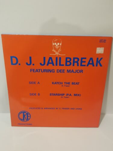 D. J. Jailbreak (Dee Major) - Katch The Beat / Starship - 12" Single Vinyl - Picture 2 of 4