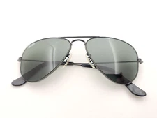Vintage B&L Ray Ban Bausch & Lomb G15 Gray 52mm Black Chrome Sunglasses