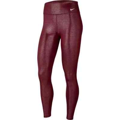 Nike Women's One Sparkle 7/8 Tights XXL color Maroon
