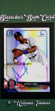 2018 Bowman Chrome Prospect Auto Refractor /499 Antoni Flores #BCPA-AF Auto