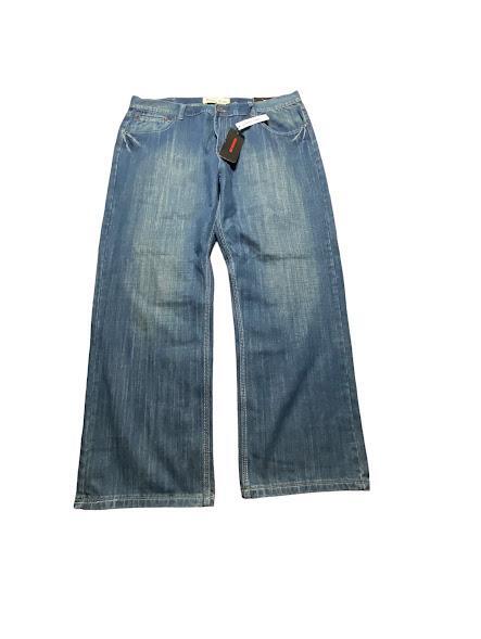Basic Code Men's Vintage Medium Wash Straight Leg… - image 1