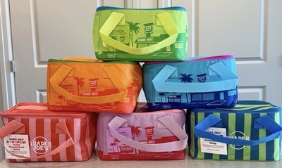 NWT Complete Set! All 6 Trader Joe s May 2026 Mini Insulated Tote Bags! SO FUN!!