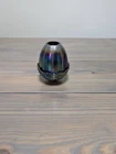 HTF VTG Fenton Bead Daisy Fairy Light Lamp Purple Iridescent Carnival--EXCELLENT