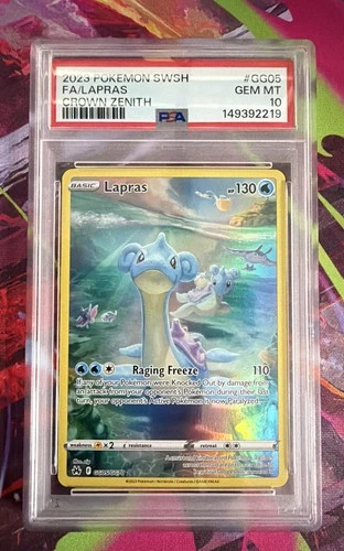 [PSA 10] Lapras GG05/GG70 SWSH: Crown Zenith: Galarian Gallery Holo