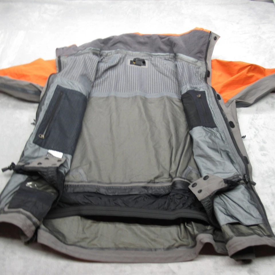 Chaqueta Mountain Hardwear Gore-Tex Para Hombre Grande Naranja Esquí Impermeable Snowboard Foto 2 de 4