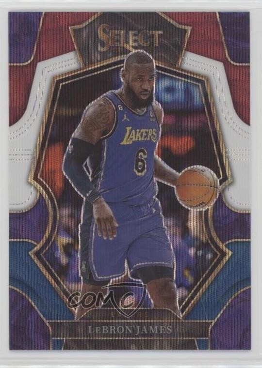 2022-23 Panini Select Premier Level Tri-Color Prizm LeBron James #126 6l7