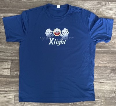 Amstel Bier Xlight Sport-Tek Men s T-Shirt Size: XL (Blue)