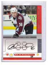Matthew Barnaby 2005-06 UD Be A Player Signature Autograph Card #BA