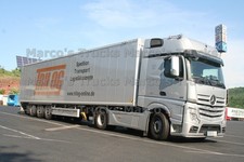 Truck Photo Mercedes-Benz Actros Box Trailer Germany Silver Trilogue S #j1ej