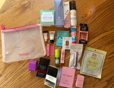 Mixed High-End  Drugstore Beauty Lot Full Size, Deluxe Samples  Bonus Blushes