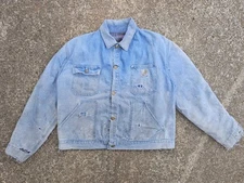 Extremely Rare 80s Carhartt Blanket Lined Coat Jacket Discontinued Style 8LCJ 
