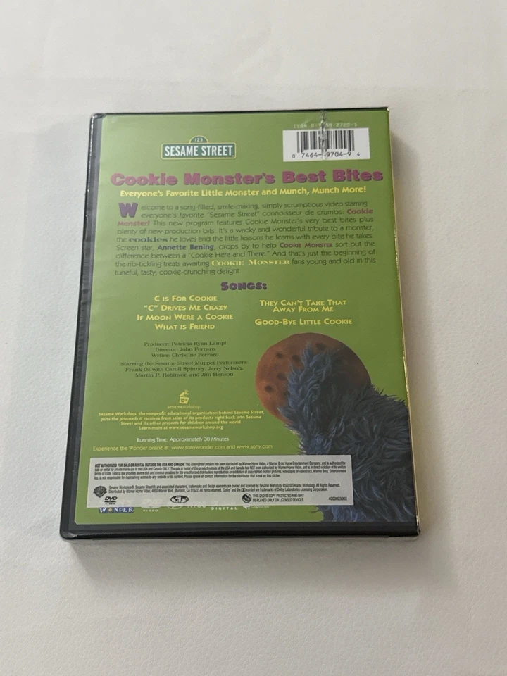 Peppa Pig Princess Peppa + Sesame Street Cookie Monster 2 DVD Lot New - Image 4 of 4