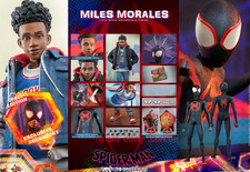 Perfect Hottoys 1/6 Miles Morales MMS710B Action Figure In Stock Collectibles