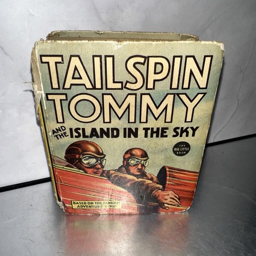 Tailspin Tommy Big & The Island In The Sky Big Little Books #1110 GW143 1936