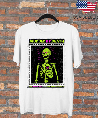 Murder By Death BAND Farewell Tour WITH LAURA JANE GRACE T Shirt Size S-5XL