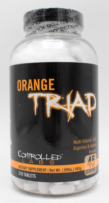 Controlled Labs Orange Triad Daily Multivitamin - 270 Tablets - Exp: 02/2027
