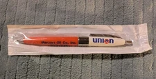Vintage Ballpoint Pen UNION 76 Marcum Oil Co Oneonta AL NOS Orange Blue White