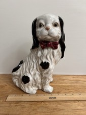 Cavalier King Charles Spaniel Dog  Bow Cerami...