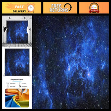 Galaxy Stars Backdrop 7x5ft - Starry Night Sky Outer Space Photography Decor, Ki