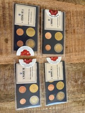 4x Euro Kursm&uuml;nzens&auml;tze Irland Portugal Griechenland Finnland mit Zertifikat
