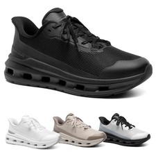Men's Walking Shoes Casual Sneaker Breathable Mesh Slip On Cushioned Rubber Sole