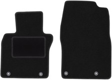 Fußmatten Automatten Vorne Velours Schwarz für Mazda 3 IV 2019-