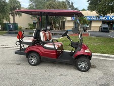 2019 Red 4 Passenger Seat Advanced Ev Golf Cart Fast 20 Mph