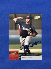 Autograph Signed 2009 Upper Deck USA #18U-JB Jake Barrett Diamondbacks auto