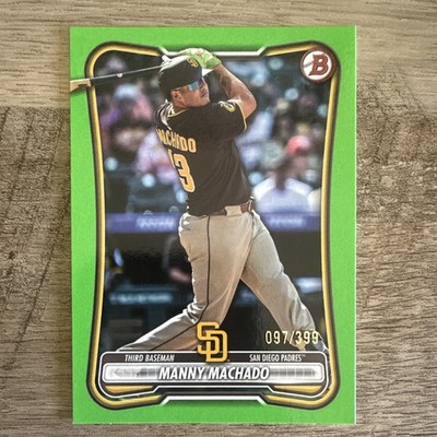 Topps 2026 Bowman Manny Machado Green Parallel #60 San Diego Padres /399