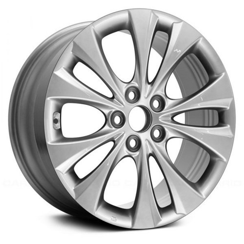 Wheel For 13-15 Hyundai Veloster 18x7.5 Alloy Medium Hyper Silver