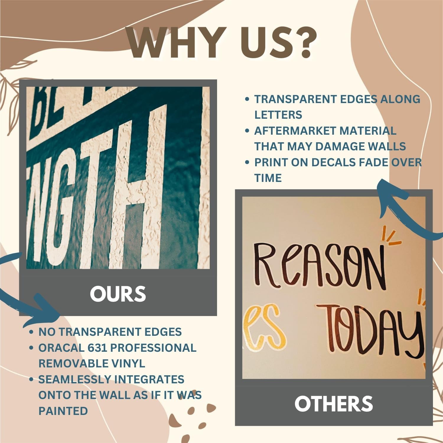 My Vinyl Story - This is Our Happy Place Wall Sticker - 35x10 inches, Black 