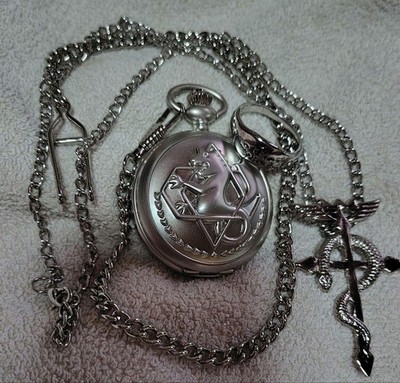 Limited-time price reduction: [Fullmetal Alchemist] Pocket Watch Set [Shipping i