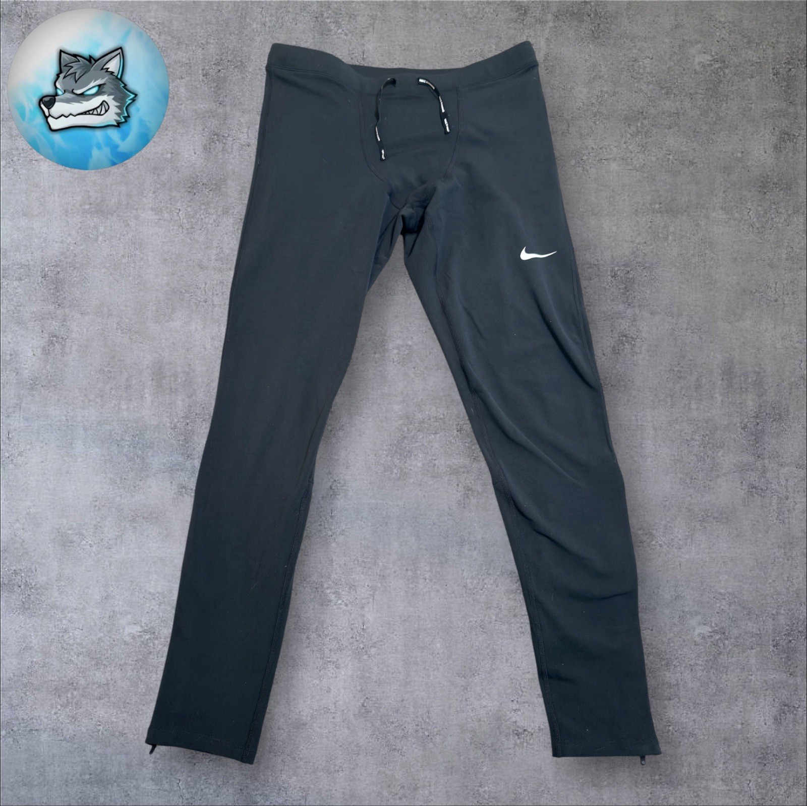Nike Repel Challenger Running Pants Mens Size Large Tight-Fit Black DD6700-010