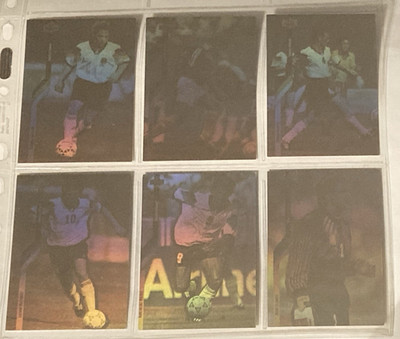 1994 Upper Deck ''World Cup USA 94'', alle 6 Holo Karten D1 - D6, schöner Zustand!