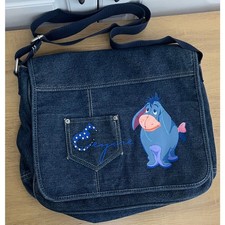 Disney Denim Crossbody/Messenger Bag with Eeyore Adjustable Strap