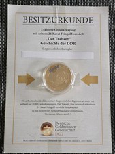 DGG ,, Der Trabant " M&uuml;nze In PP Mit Zertifikat