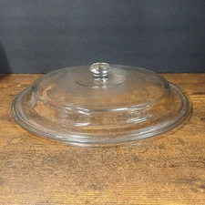 Heavy Clear Glass Replacement Skillet Pan Lid 12 1/4" Mexico #3