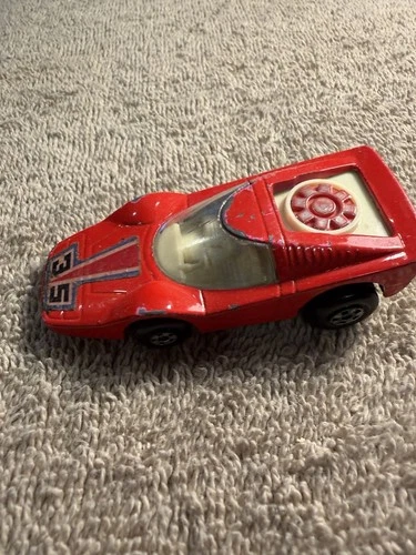 Vintage 1975 Matchbox Lesney Rolamatics No.35 Diecast 1/64 Red Fandango Car