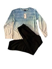 Youth Long Sleeve T With Sweat Pants Size Large