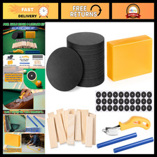 65 Pcs Pool Table Leveling Kit - Leg Shims, Wood Wedges, Marker Dots Wax Tools