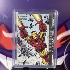 2022 Fleer Ultra Avengers Silver Age Avengers Iron Man 