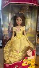 Disney Brass Key Princess Belle 16" Porcelain Doll Classic Collection 2003 1011