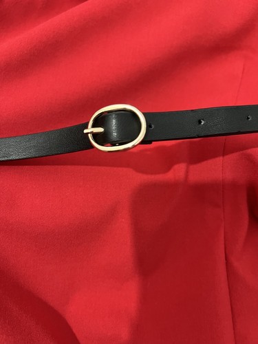 H&M Red Belted One-Shoulder Mini Dress Uk 16 size RRP£27.99 - Picture 12 of 13