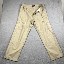 5.11 Tactical Taclite Ripstop Cargo Utility Pants Men's 34x32 Beige Workwear