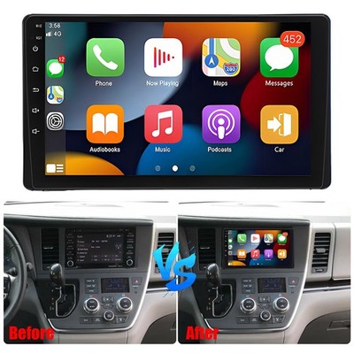 Upgraded Head Unit Radio .0 Car Stereo for Sienna 2015-2018 Wireless Wired