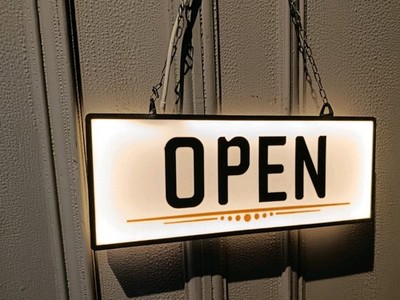 Open/Closed LED Leuchtschild