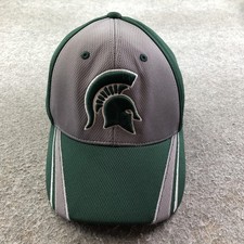 Michigan State Spartans Hat Cap Strap Back Mens One Size Green NCAA Captivating