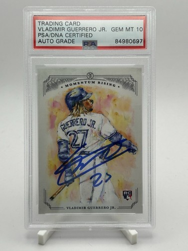 Topps Momentum Rising Vladimir Guerrero Jr. RC Auto #13 2019 PSA 10 PSA/DNA