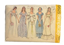 VTG Simplicity 9825 Size 14 Misses Wedding  Bridesmaid Dress Pattern Uncut
