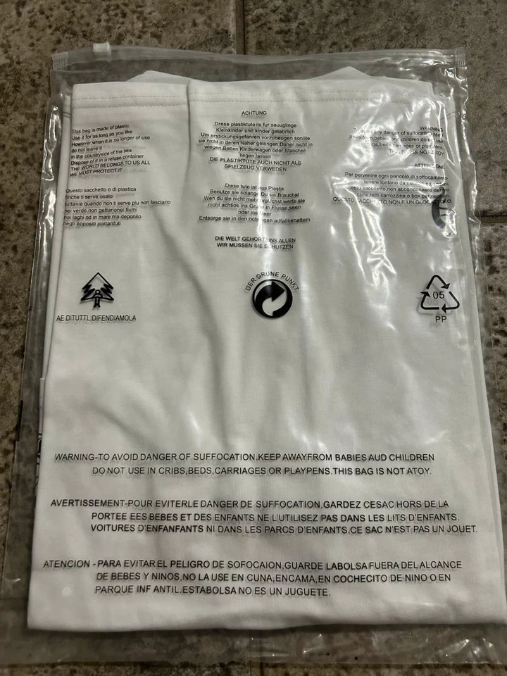 Camiseta blanca de manga corta Chrome Hearts para hombre talla mediana Foto 4 de 4